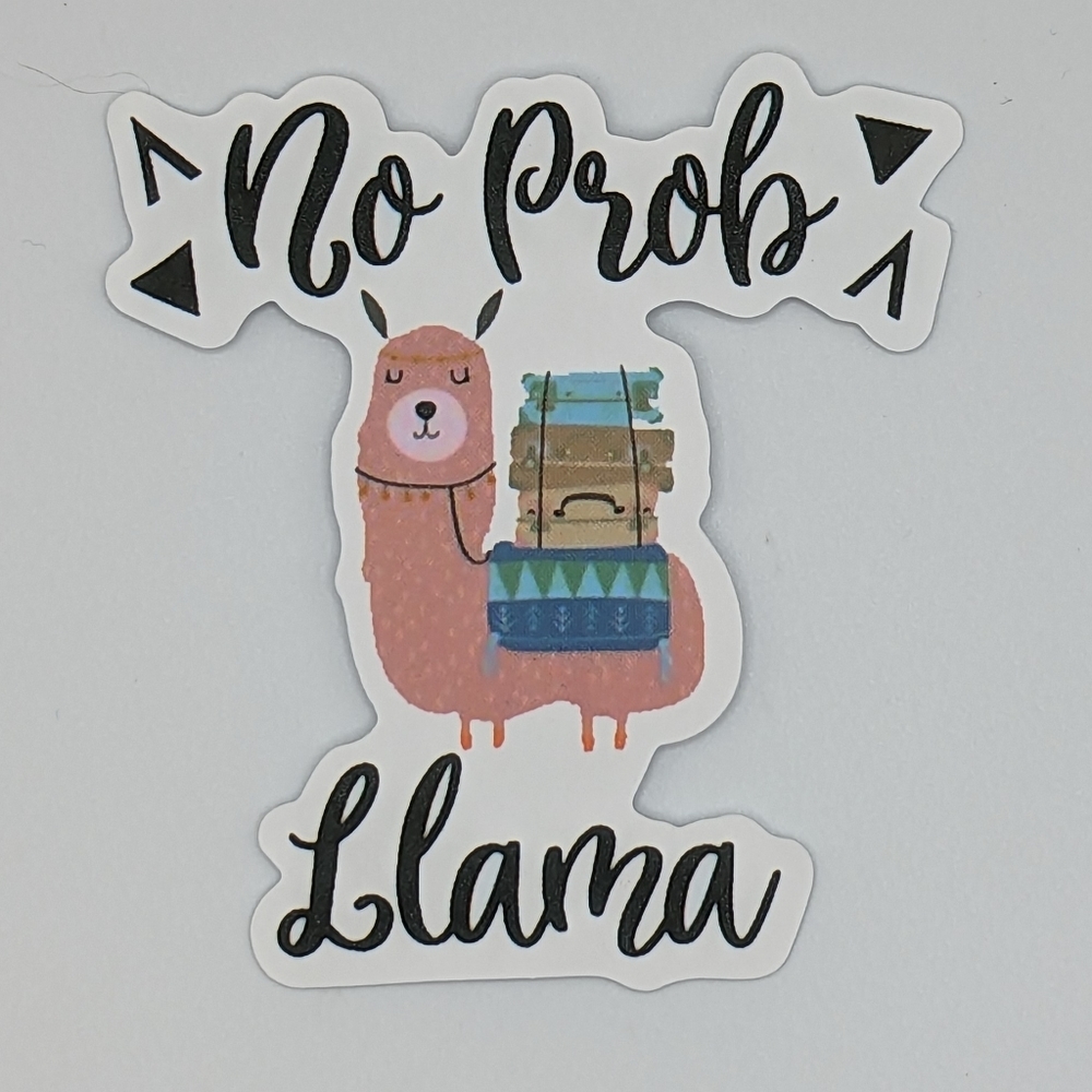 No Prob Llama Sticker